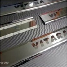 Suzuki Vitara 2007-2015 Modeller Arası Krom Kapı Eşiği 4 Parça Paslanmaz Çelik