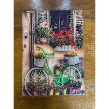 28x22 Cm Taşlı İşleme Bisikletli Arma Dikiş Aplike