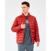 Skechers M Essential Outerwear Padded Jacket Erkek Kırmızı Mont S231242-3912 Kırmızı