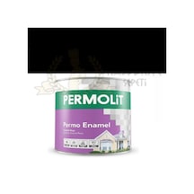 Permolit Enamel Siyah Sentetik Yağlı Boya 0.75 Lt.