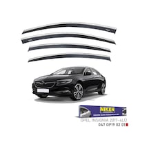 Replax Opel İnsignia 2017 Sonrası Kromlu Cam Rüzgarlığı 4lü