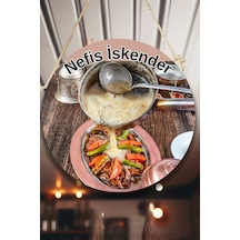 İskender Salonu Için Duvar, Kapı, Çift Taraflı Askılı Pano Karşılama Tabelası, Restoran Süs Dekor, 30 X 50 Cm