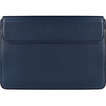 Pu08 Çok İşlevli Dizüstü Bilgisayar Çantası Mavi 15 İnch Siyah