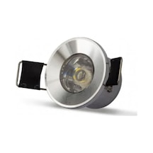 Elektrikhouse 2w Krom Kasa Yıldız Spot Günışığı Yl94-0152 Beyaz