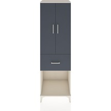 Hyperion Dolap Tek Raflı Tek Çekmeceli Tek Askılı 60x44x195 A... Aytaşı