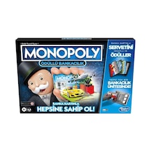 Hasbro Gaming Monopoly Ödüllü Bankacılık Kutu Oyunu, 8+ Yaş, 2-4 Oyuncu
