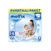 Molfix Bebek Bezi 4+ Numara Maxi Plus Avantajlı Paket 156 Adet
