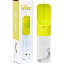 Pet Outdoor Taşınabilir Kedi Köpek Seyahat Suluğu 450 ML