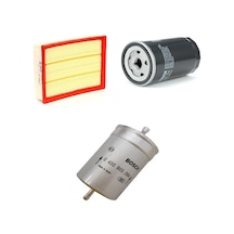 Bosch Filtre Bakım Seti Audi A6 1.8 T Benzinli 1998-2004 Hava + Yağ F. + Yakıt Filtre Bosch