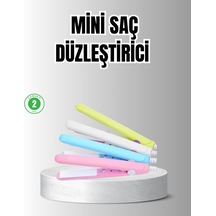Taşınabilir Seramik Kaplama Mini Saç Düzleştirici Seyahat Ve Günlük Kullanım İçin İdeal Çok Renkli