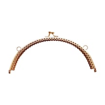 Angel Çanta Aksesuar Oval Cüzdan Klipsi 20 Cm Light Gold Renk