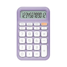 X-150 12 Haneli Küçük Boy Hesap Makinesi Lila Çok Renkli