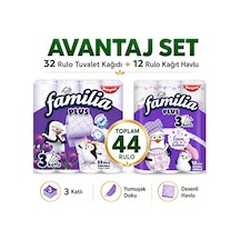 Familia Tuvalet Kağıdı 32li Rulo Sihirli Çiçekler+12li Rulo Havlu