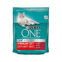 Purina One Sığır Etli Kısırlaştırılmış Yetişkin Kedi Maması 800 G