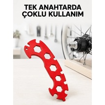 Ers Çoklu Bisiklet Anahtarı 6 7 8 9 10 11 12 13 14 15 16 17 Mm Tamir Aparatı Çok Renkli