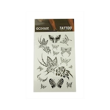 Kelebek - 193 - Tattoo - Muratech - Dövme Sticker-11928201-beyaz