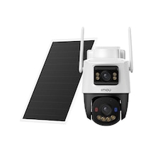 Imou Aov Dual Kit 10mp 5+5mp Güneş Enerjili Çift Lensli Kamera - 4g + Wi-fi, 7/24 Kayıt