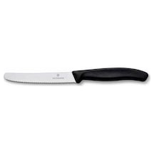 Victorinox Siyah 11 CM Domates & Sosis Bıçağı