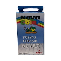 Novacolor Nc-4110 Beyaz Tebeşir 10'lu