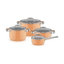 Wmf Fusiontec Tencere Seti 4 Parça Papaya Turuncu