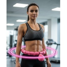 Masajlı Akıllı Hula Hoop Ayarlanabilir Fitness Çemberi Mh-hs9887-1897