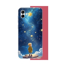 Samsung Galaxy A06 Uyumlu Küçük Prens2 Baskılı Silikon Kılıf Renkli