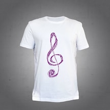 Herşey Nota Sol Anahtar Müzik T-shirt Unisex 001