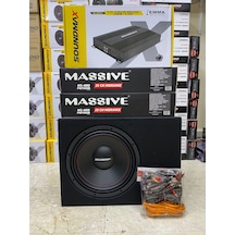 Soundmax Paket 30cm Bass Massive 20cm İki Takım Midrange Anfi