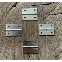 Mini Kutu Menteşesi Tavla Menteşe Nikel Renk 100adet 22 26mm 5005/1