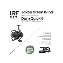 Jaxon Green Wind 198cm 0.6-6g Aji Kamışı + Dam Quick 6 1000 Fd Olta Makinesi + Lrf Set 53