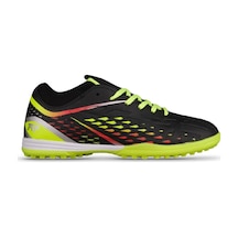 M.p Unisex Bağcıklı Siyah-sarı Halı Saha Futbol Ayakkabısı 241-1358gr Siyah