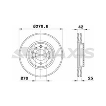 Braxıs Ae0020 Fren Diski On 569066 93197592 - 2 Adettir