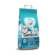 Sanicat Active Clumping White Marsilya Sabunlu Kedi Kumu 10 L