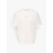 Only & Sons Onsaaron Lıfe Rlx Ss Tee Erkek Beyaz Eşofman Altı - Wns3640