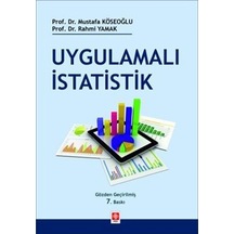 Uygulamalı İstatistik / Prof. Dr. Rahmi Yamak