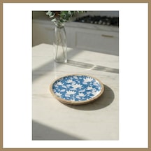 Bezos Mango Agacı Pasta Tabağı & Sunum Tabağı 20 Cm Desenli 22 Çok Renkli