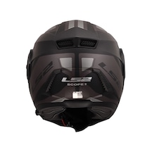 Ls2 Scope 2 Axıs Kask Siyah Vizör Mat Siyah Titanium
