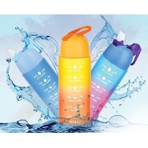 Quick Motivasyonel Matara 500 Ml - 16,9 Oz Mavi