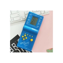 Tetris Oyunu Nostaljik Dijital El Atarisi Oyuncak 1 Adet Piller Ürüne Dahil Mavi Renk