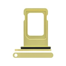 Apple Uyumlu iPhone 11 Sim Çekmecesi Tek Simli Modeller İçin Sim Kart Yuvası Sarı Renk