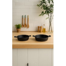 Kuvars İkili Sahan 18 - 22 Cm Siyah Kuvars İkili Sahan 18 - 22 Cm Siyah