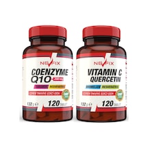 Nevfix Coenzyme Q10 200 Mg 120 Tablet   Vitamin C Bromelian 120 Tab