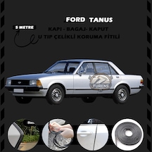 Ford Tanus Oto Araç Kapı Koruma Fitili 5 Metre Parlak Siyah Renk
