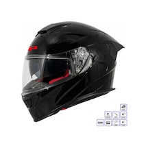 Gp Kompozit Mks008-gb Yarış Spoiler Güneş Vizörlü Şeffaf Full Face Motosiklet Kaskı Çok Renkli