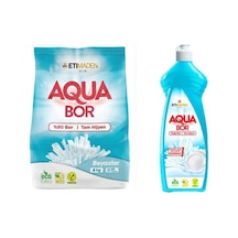 Doğal Mineralli Beyazlar İçin Çamaşır Deterjanı 6 Kg + 1 Adet Elde Yıkama Bulaşık Deterjan