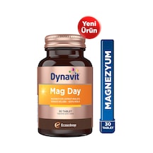 Dynavit Mag Day 30 Tablet - Sabah/gündüz Magnezyum - Magnezyum Sitrat&malat, Gotu Kola, Ginkgo Biloba,b6 Vit