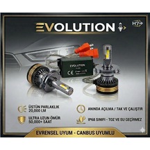 H7 Xenon Far Ampulü 12-24v Süper Beyaz Işık Yüksek Uzun Ömürlü 2 Li Set