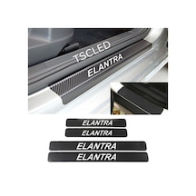 Hyundai Elantra Karbon Kapı Eşiği Koruma Sticker (4 Adet)