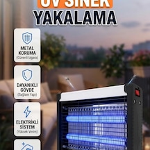 Profesyonel Uv Sinek Öldürücü Lamba Geniş Etki Alanlı Elektrikli Böcek Yakalama Cihazı