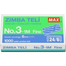 Max Zımba Teli No 24/6 3-1n